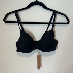 NWT Skims Weightless Demi Bra Black 34B
